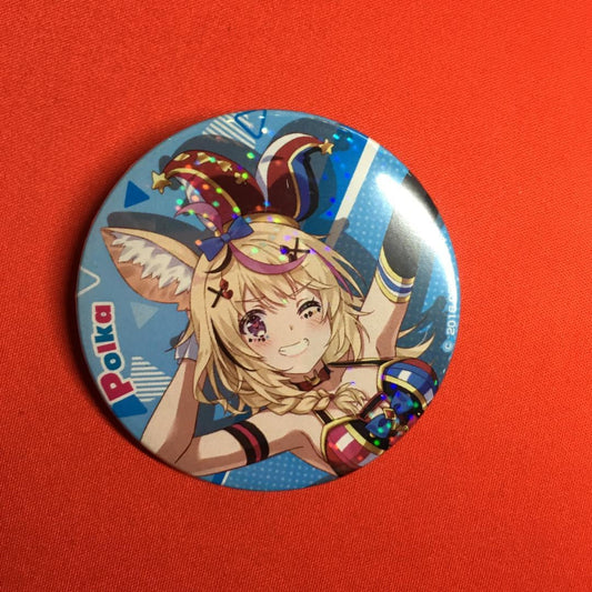 hololive Polka Can Badge Festival Limited
