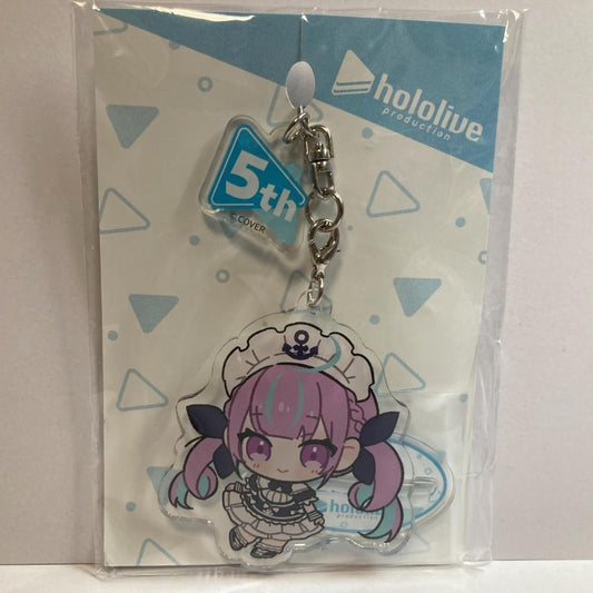 Aqua Minato acrylic stand key chain hololive