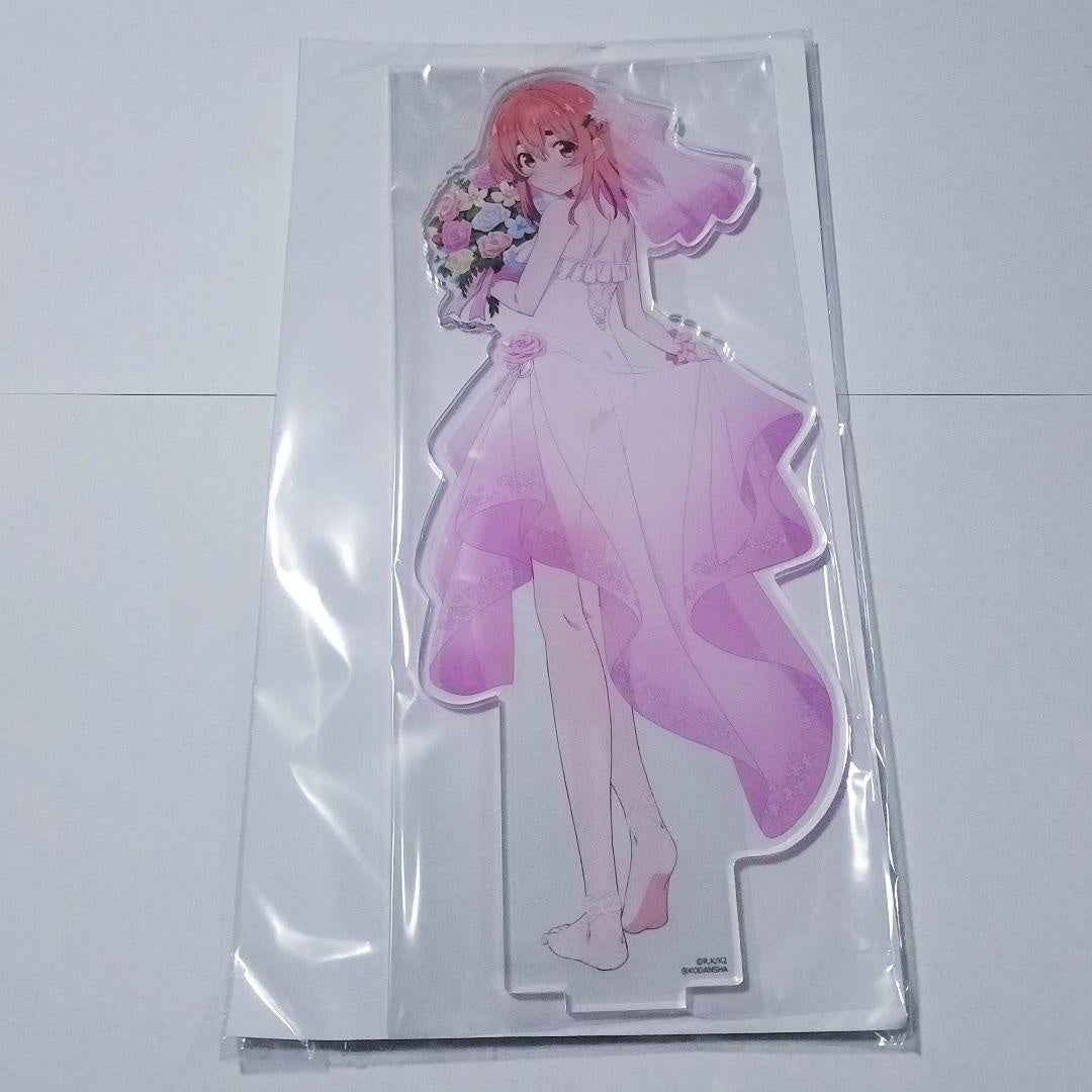 Rent-A-Girlfriend Wedding Swimsuit Extra Large Acrylic Stand Sumi Sakurasawa