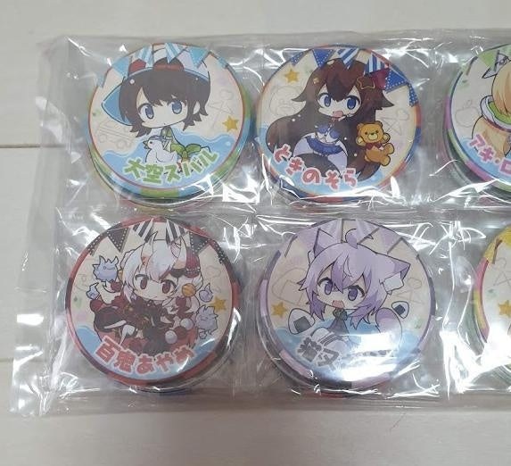 hololive C96 Can Badge Set 16 pieces