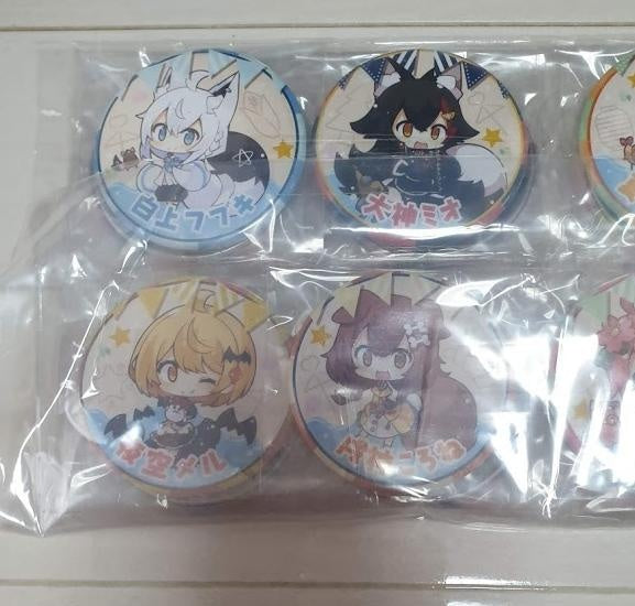 hololive C96 Can Badge Set 16 pieces