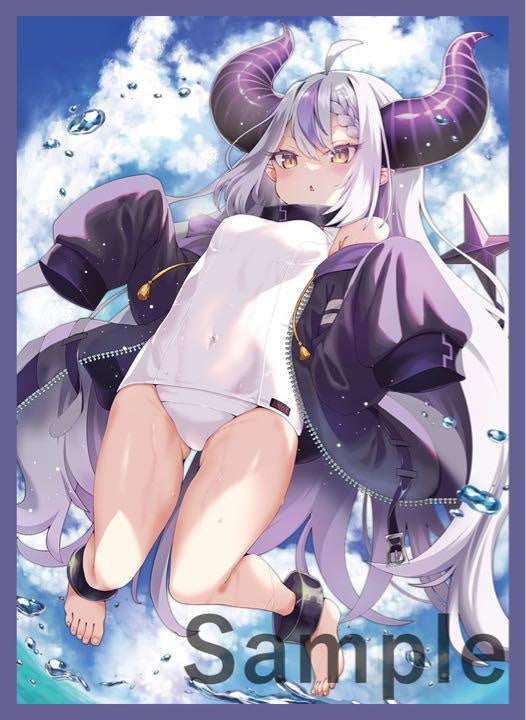 Laplace Darkness Hololive Card Sleeve White Tsumegusa Swimsuit
