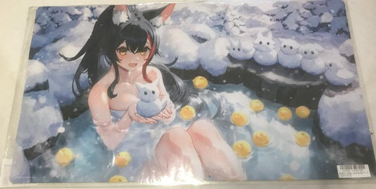 Okami Mio rubber mat hololive