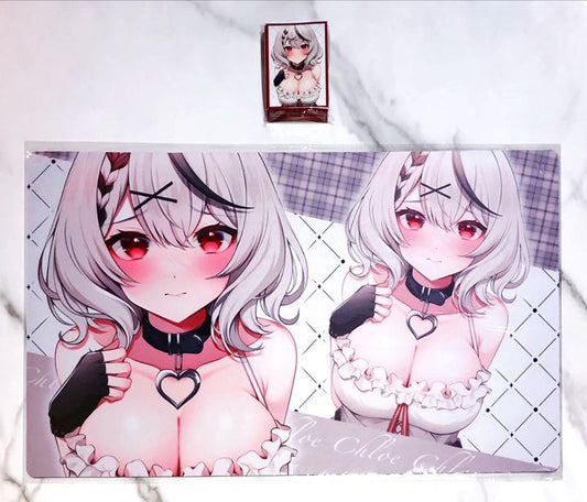 holoX Hololive Sakamata Chloe Chloe Sleeve Playmat ⑨