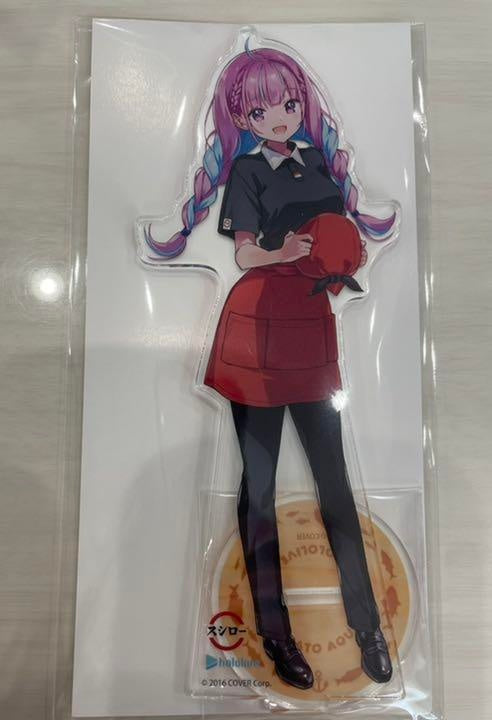 hololive Aqua Minato Acrylic Stand Sushiro Collaboration