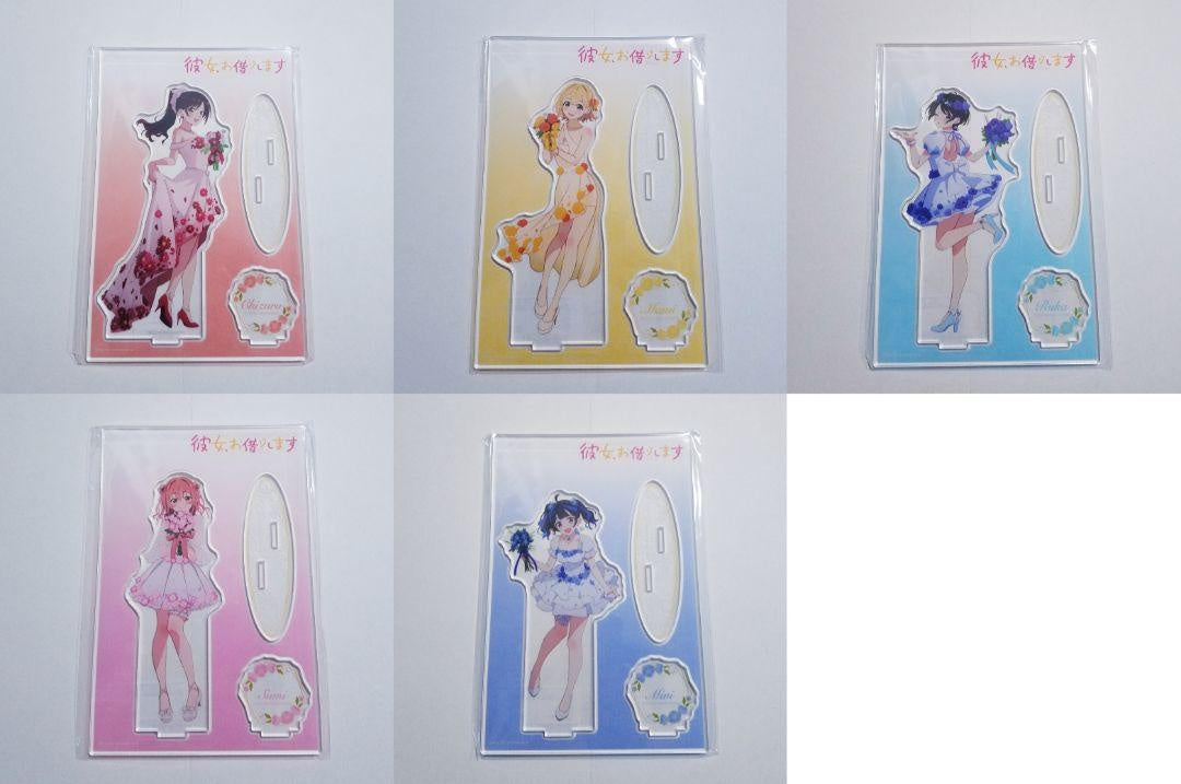 Rent-A-Girlfriend Petal Dress BIG Acrylic Stand All Types Set