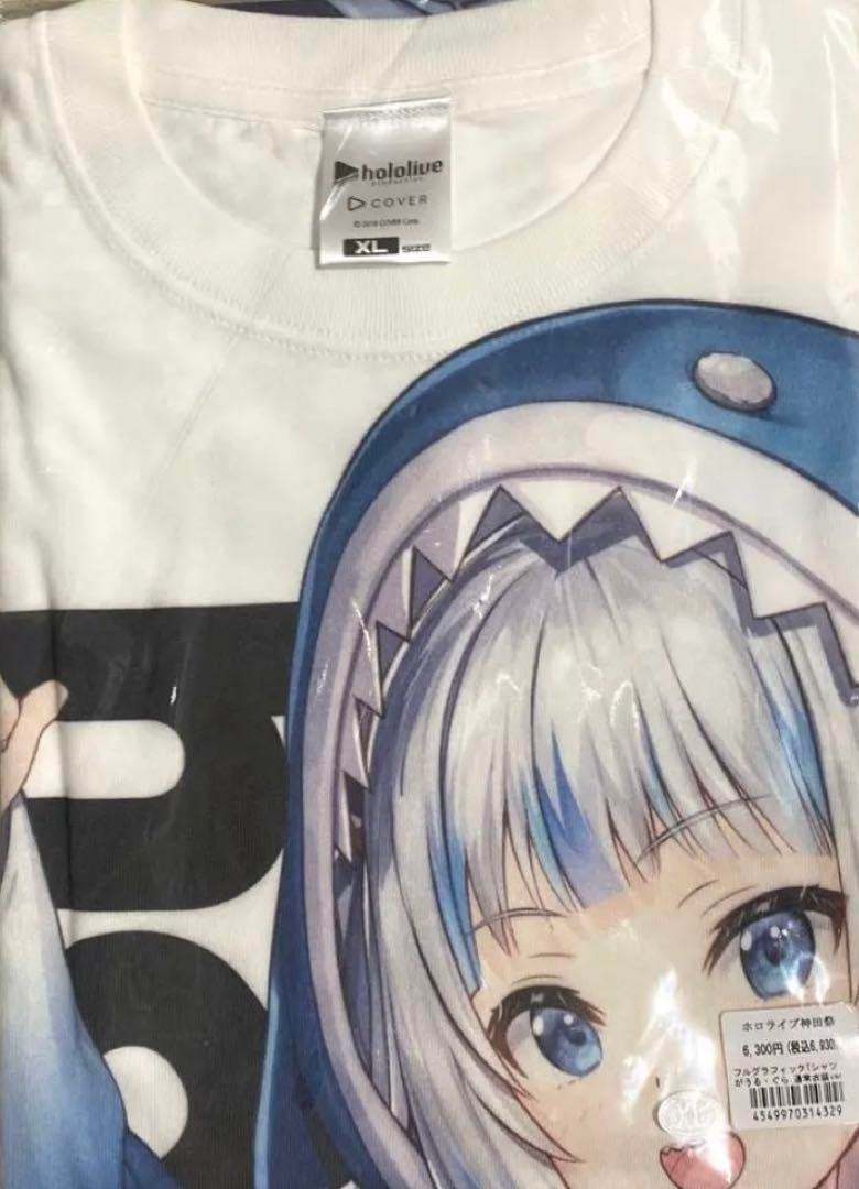 hololive Kanda Festival Shirt Gura Bonus Badge Acrylic Card Lottery Commemorative