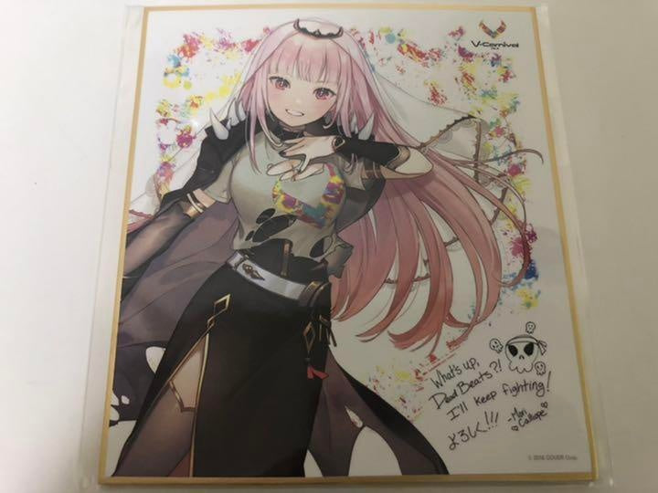 hololive Mori Calliope Commented Mini Shikishi v Crab Cali