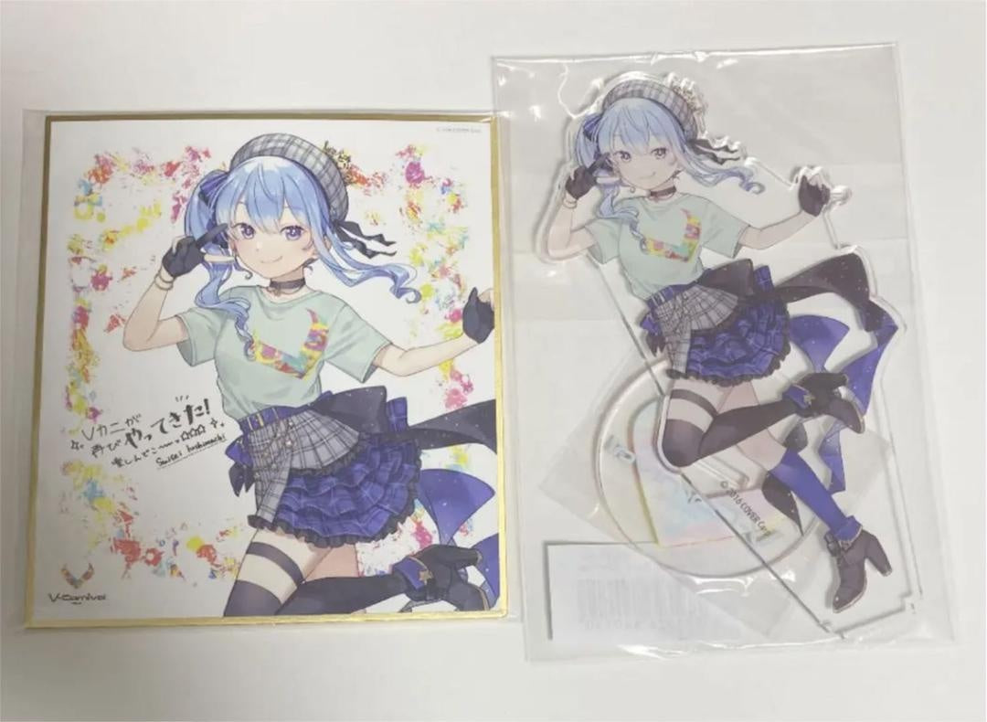 hololive Suisei Hoshimachi Acrylic Stand Shikishi V-Carnival