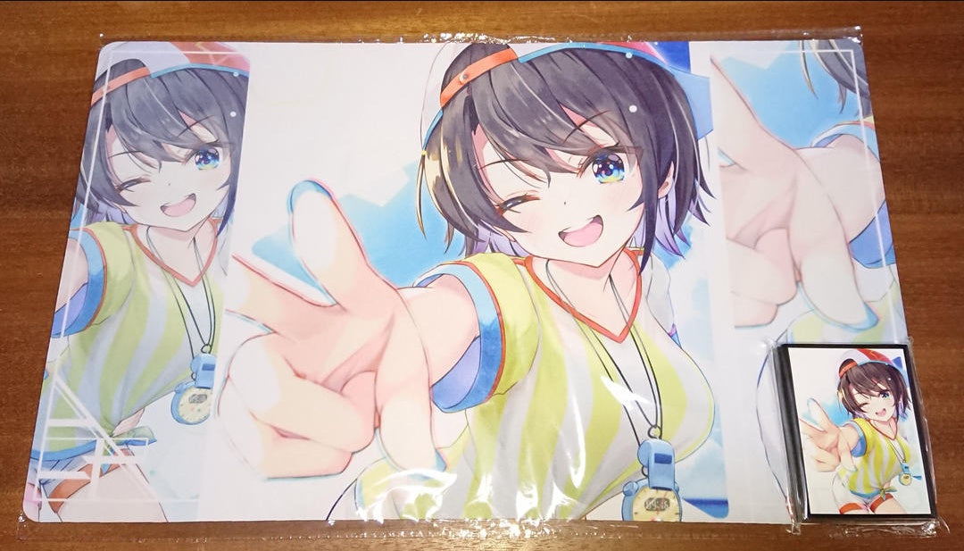 [hololive] Ozora Subaru Sleeve Playmat Set