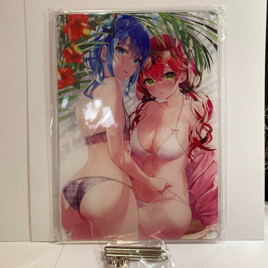 Suisei Hoshimachi Miko Sakura Mikometto Acrylic Panel Acsta hololive