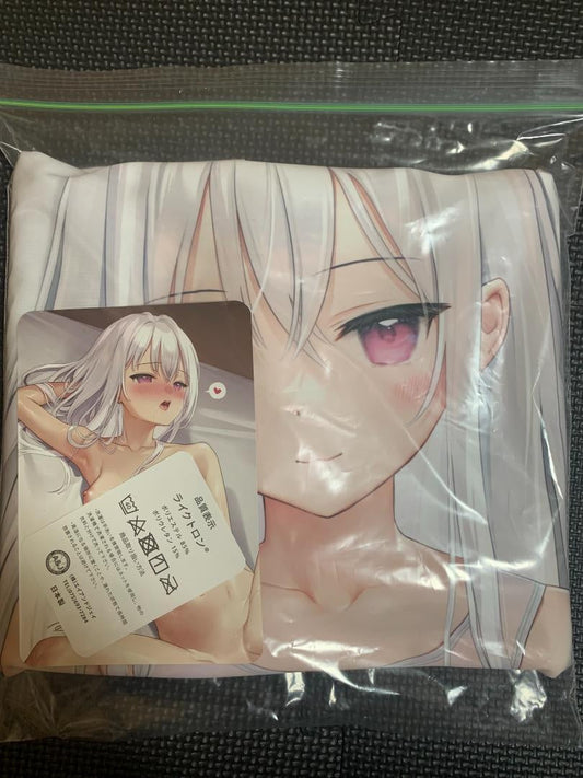 Used genuine body pillow cover Shiro MIGNON WORKS