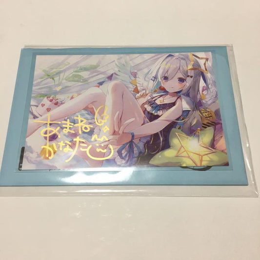 hololive Amane Kanata Authentic Autographed Postcard