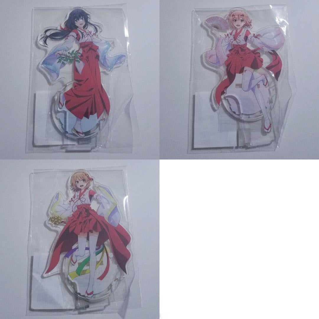 My Youth Romantic Comedy Is Wrong, As I Expected Mikagura Trio Acrylic Stand All Types