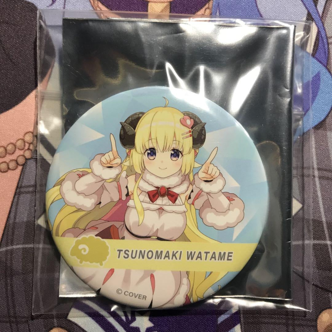 hololive EXPO Expo Can Badge Tsunomaki Watame