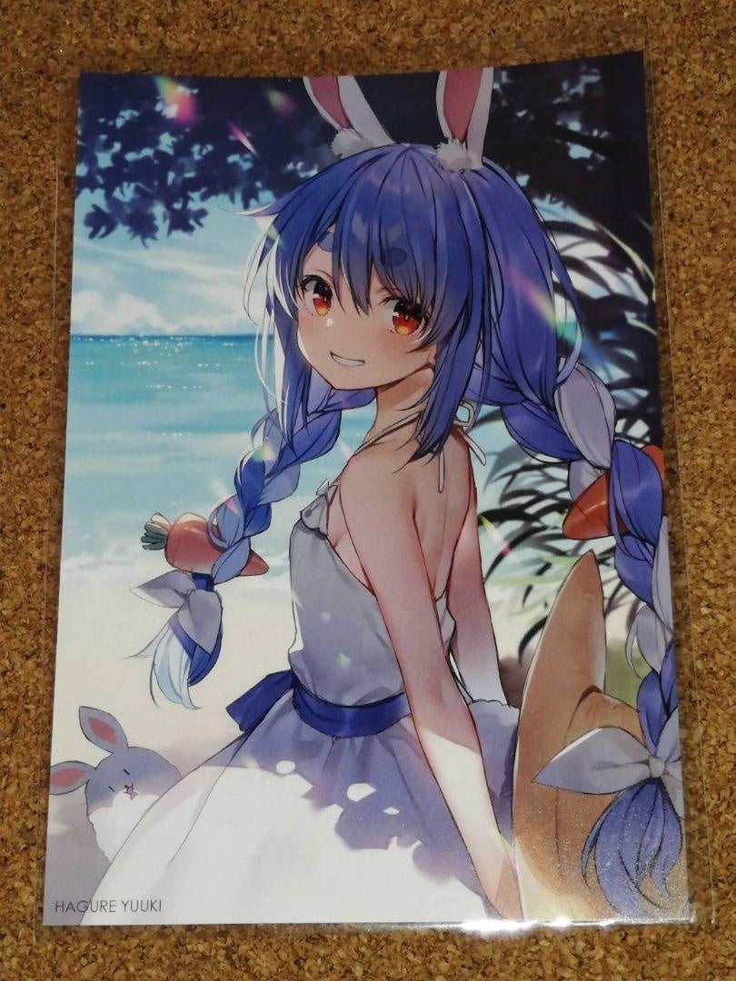 Comiket hololive Usada Pekora WIRE FRAME Yuuki Hagure Postcard