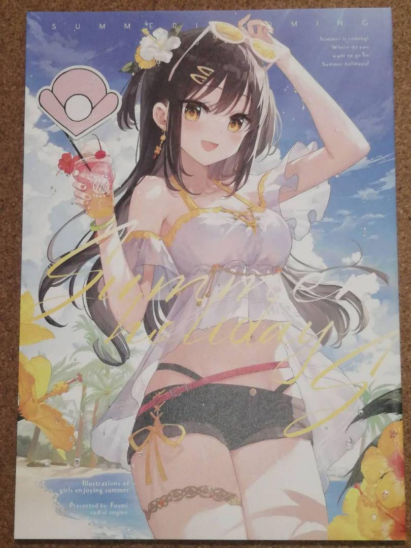 hololive Tsunomaki Watame Designer Fumi Illustration Collection Bonus Sticker