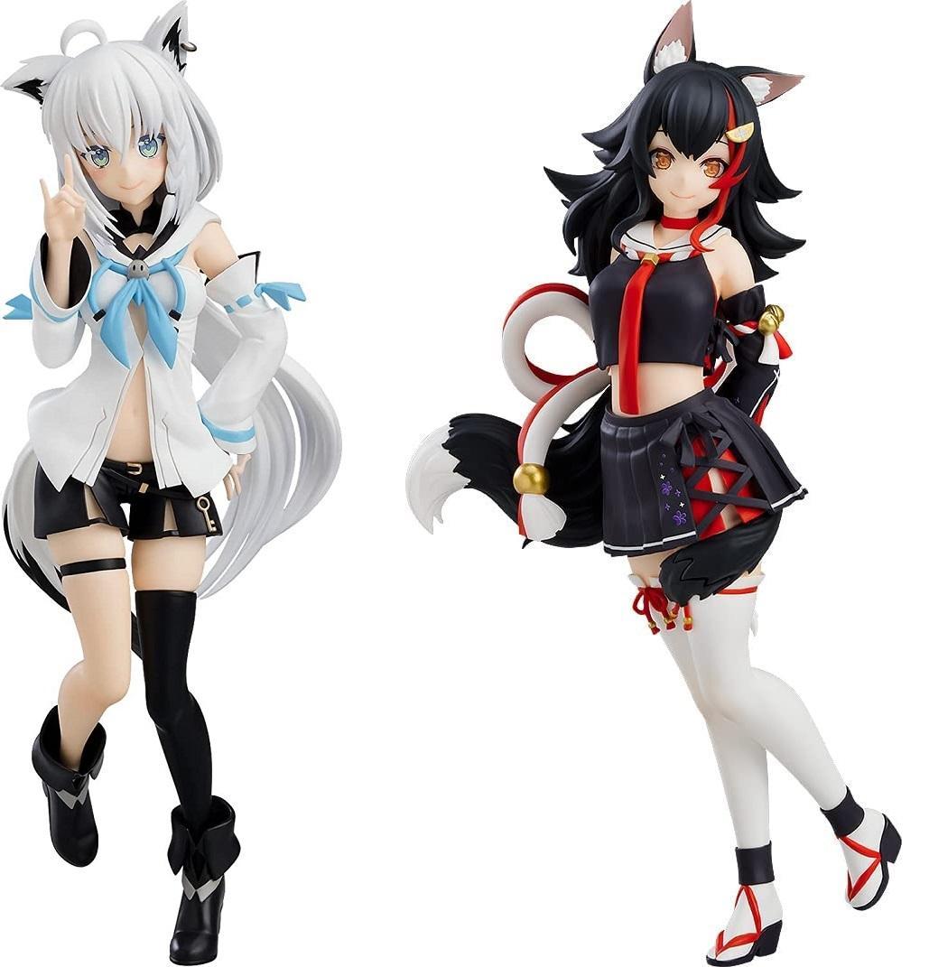 POP UP PARADE hololive Figure Shirakami Fubuki Ookami Mio Set