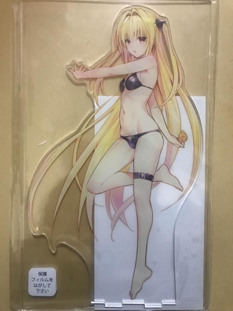 To Love Ru 15th Anniversary Original Art Exhibition MEGA Acrylic Stand Yami Golden Darkness