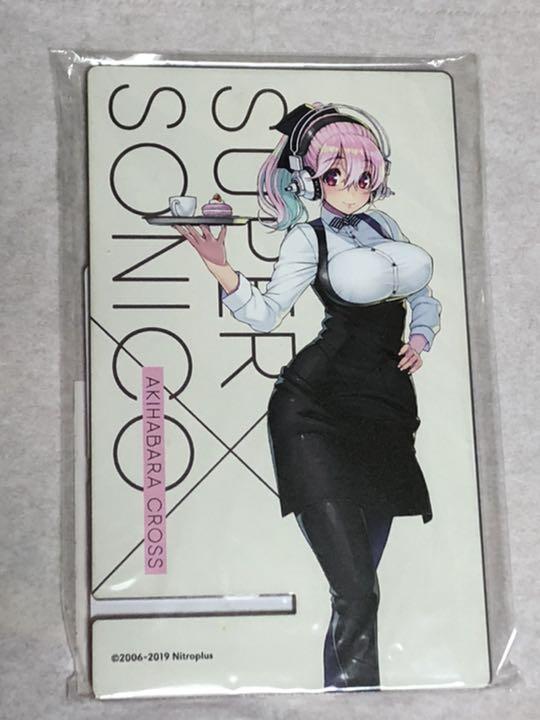 Super Sonico Cross collaboration Acrylic Mirror Stand