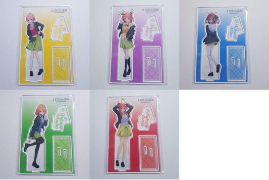The Quintessential Quintuplets Costume Exchange BIG Acrylic Stand All Types Set