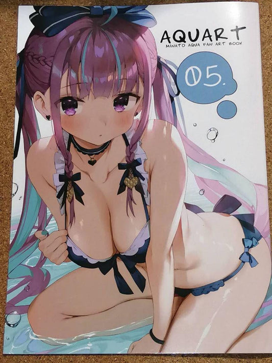 hololive Aqua Minato Macaron Emperor Gaou aquart05 Illustration Collection