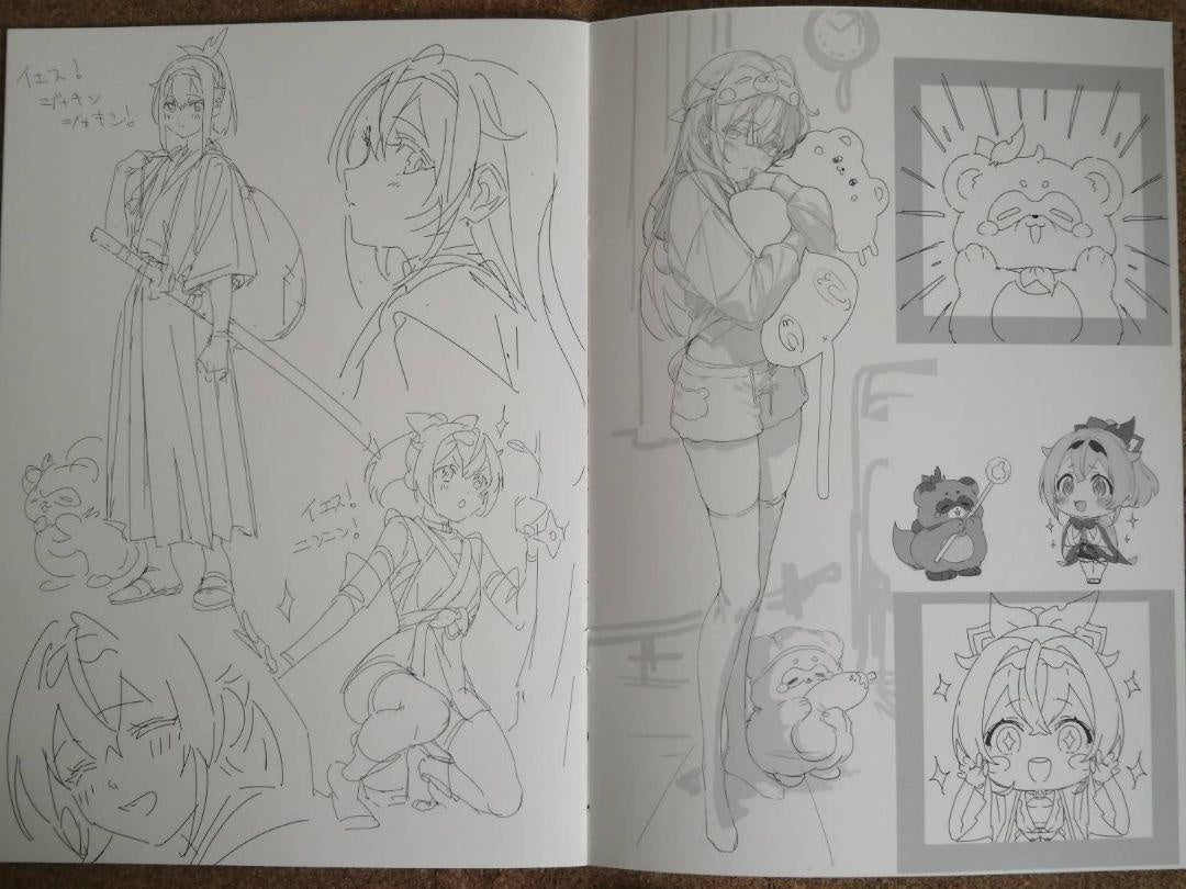 hololive hololive Kazama Iroha Designer Umibouzu Illustration Collection