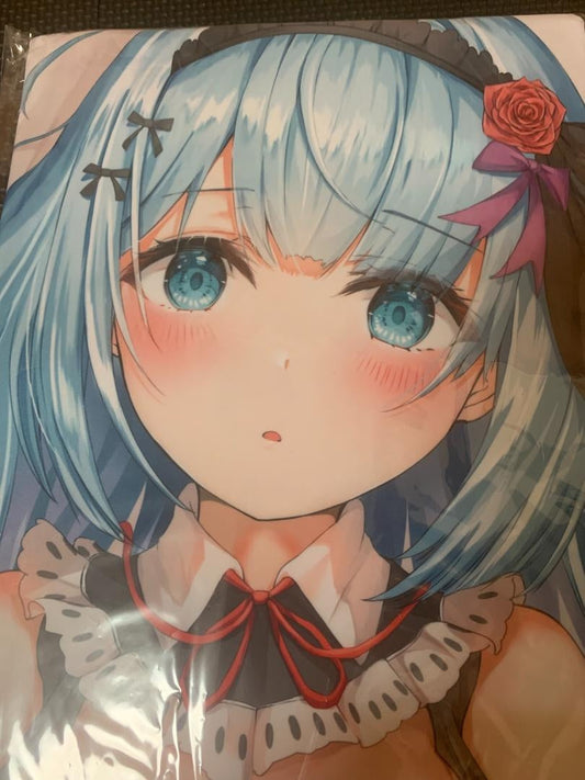 Unopened Genuine Dakimakura Cover Pillow Case Silver-haired Gothic Lolita Cool Girl "Shizuku" Ginmusume
