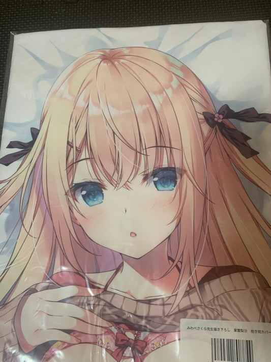 Unopened genuine body pillow cover Shinonome Risa pillow (Miwabe Sakura)