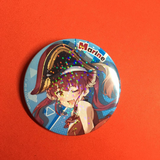 hololive Marine Houshou Can Badge Festival Limited