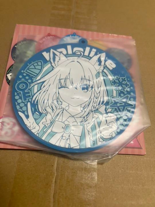 hololive Lawson collaboration lottery Shirakami Fubuki rubber coaster