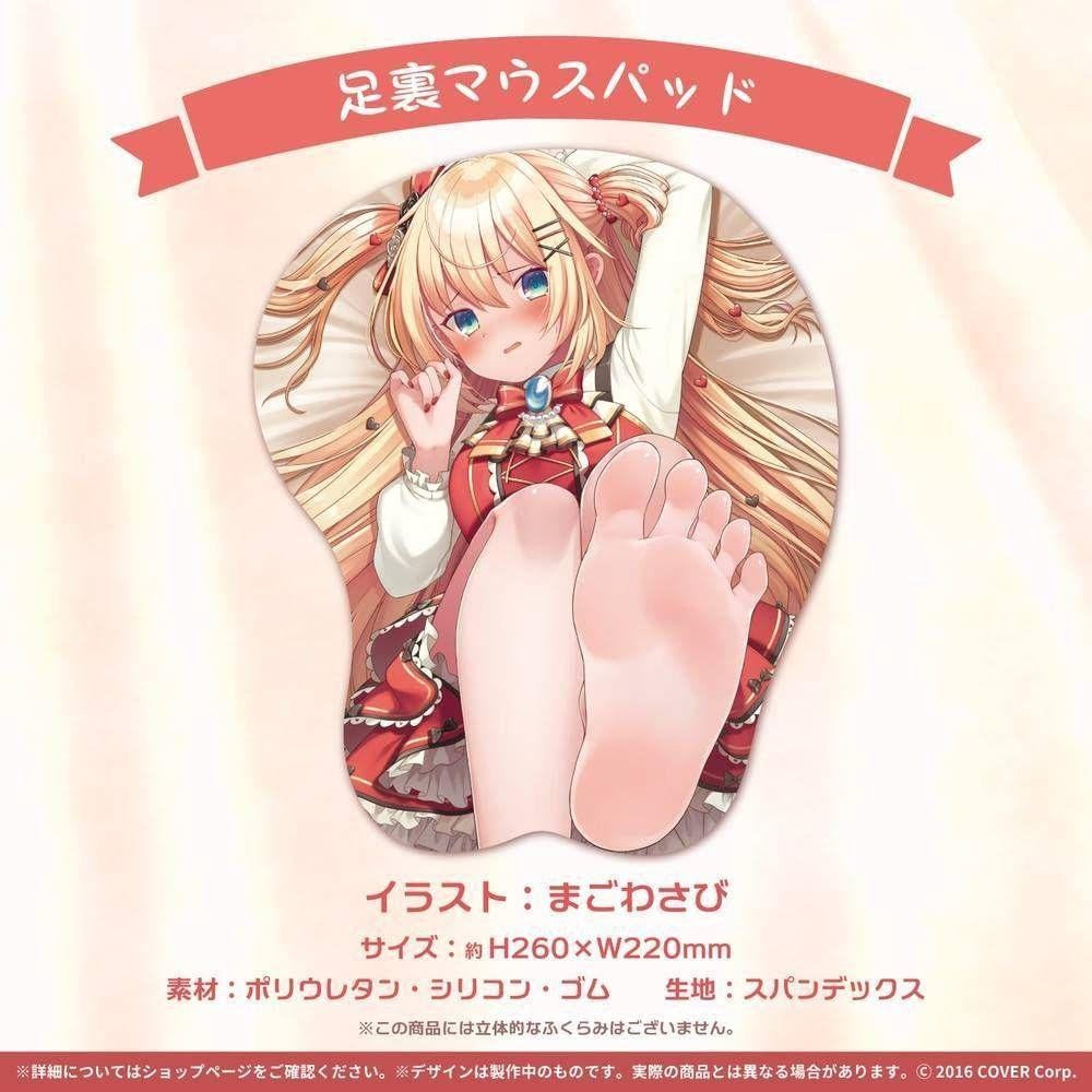 hololive Akai Hachama Birthday Commemorative 2021 Foot Mouse Pad