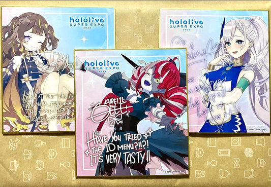 hololive EXPO message colored paper ID 2nd generation 3 sheets bulk sale