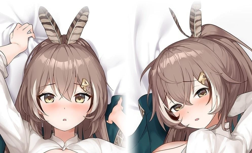 Nanashi Mumei Dakimakura Cover Pillow Case hololiveEN Parliament Shiromoufu Futon Nonaka