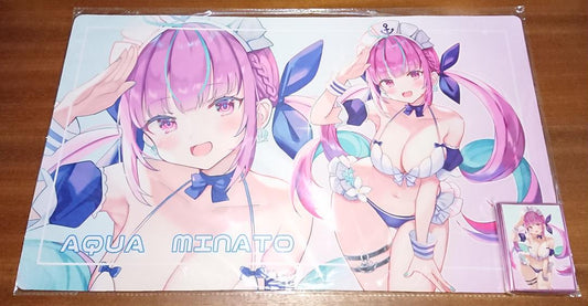 [Hololive] Minato Aqua Sleeve Playmat Set