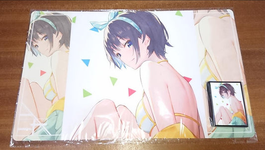 [hololive] Ozora Subaru Sleeve Playmat Set