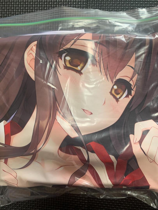 Used Genuine Dakimakura Cover Pillow Case Akagi Kantai Collection Carnelian