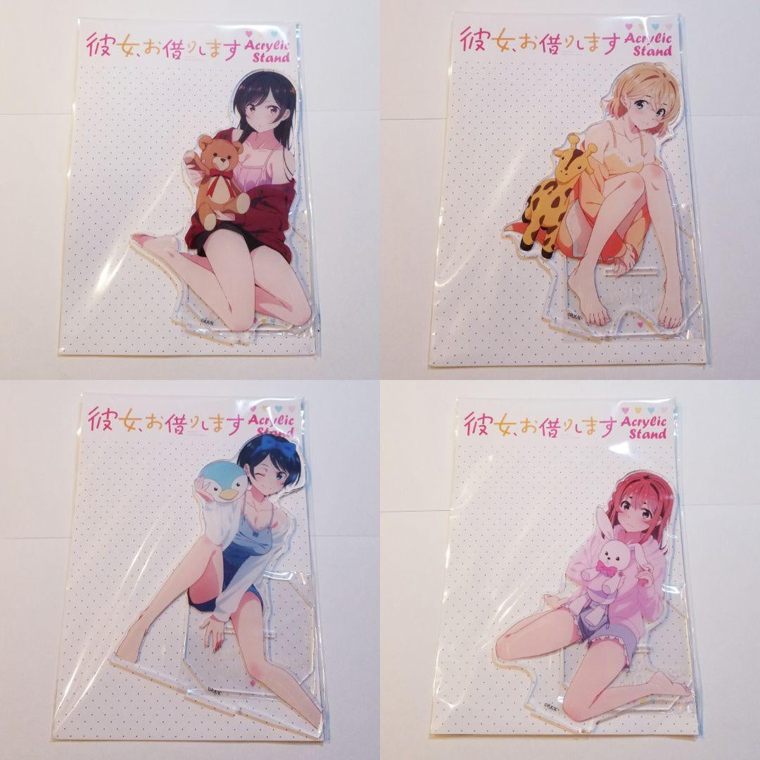 Rent-A-Girlfriend Room Wear Acrylic Stand All Types Set