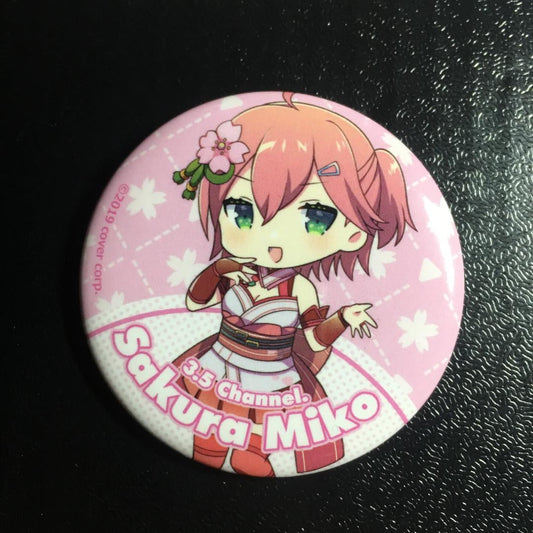hololive Miko Sakura Can Badge hololive