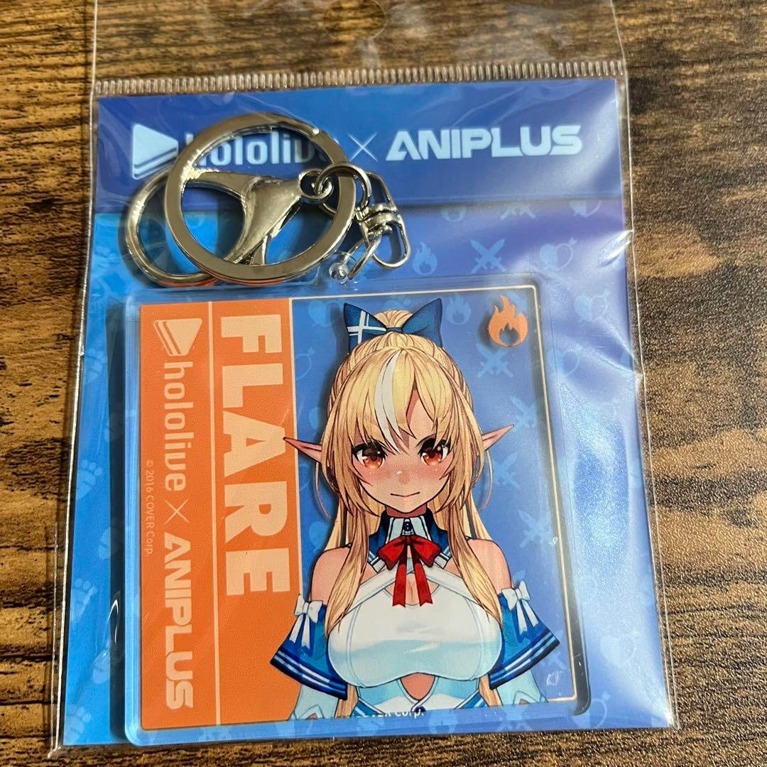 hololive Acrylic Keyring  ANIPLUS Limited Shiranui Flare