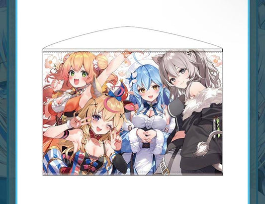 hololive x Atre Akihabara 5th Generation Tapestry Yukihana Lamye Shihakubotan Momosuzu Nene