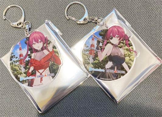 Anonymous Delivery Hololive Houshou Marine Acrylic Keychain Tokyo Tower Pasela