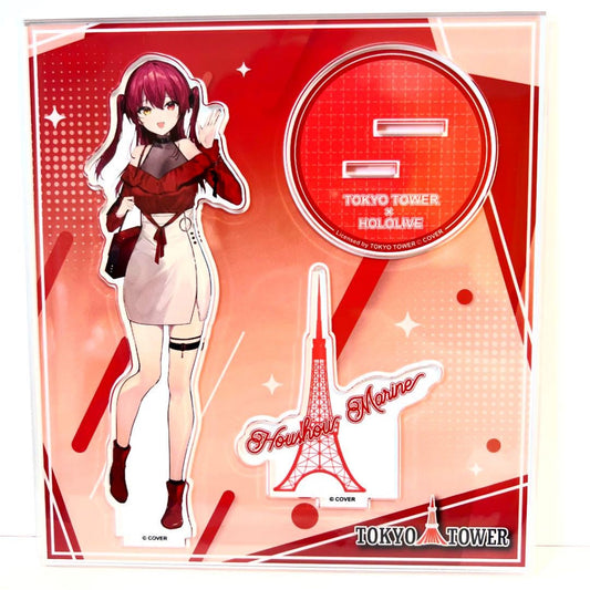 hololive Hoshou Marine Acrylic Stand Tokyo Tower Collaboration