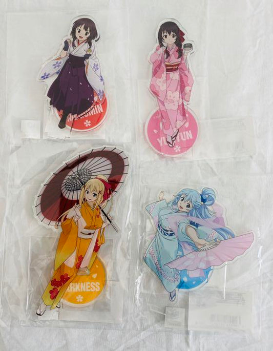 Konosuba Kurenai Densetsu theatrical version acrylic stand set