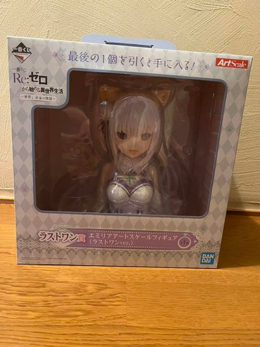 Ichiban Kuji Rezero Last One Prize Emilia Art Scale Figure