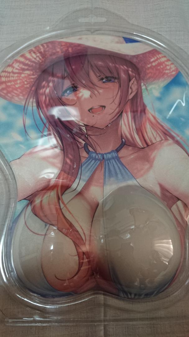 Hanikami Cafe Boobs Oppai Mouse Pad Swimsuit ver. Shino Kurumi Pillow Water