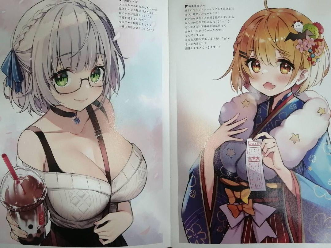 hololive holo mizugi Hachigo Ayami aymy illustration collection