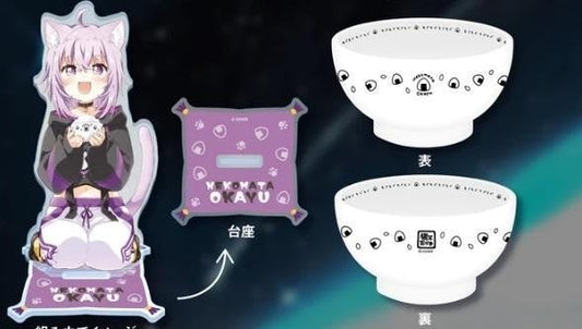 Nekomata Okayu Acrylic Stand Tea Bowl Hololive Birthday 2022