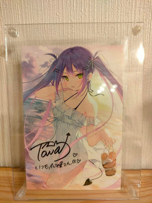 [hololive] Towa Tokoyami [Signed postcard]