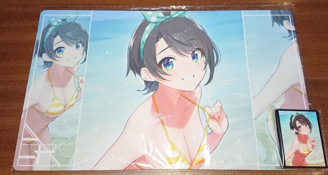 [hololive] Ozora Subaru Sleeve Playmat Set